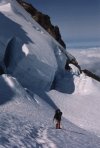 Bergschrund near West Peak